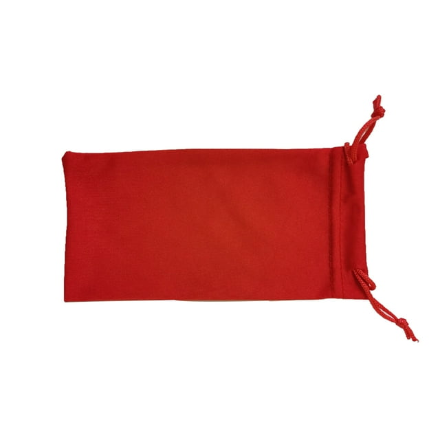 keepw Sunglasses Case Eyewear Carrying Bag Elderly Reading Accessory Hand Feel Good Eyeglass Pouch for Frame Spectacles Red 1Set