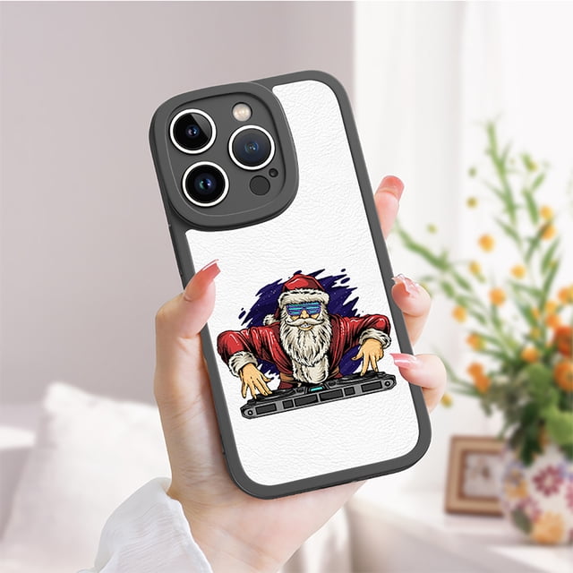Manténgase a la moda y protegido con una funda de teléfono de goma TPU con estampado de dibujos animados para iPhone