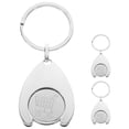 thumbnail image 1 of Miangastore 3pcs Shopping Trolley Tokens Key Ring Metal Token Coin Keyring Coin Keychain for Grocery Shopping Cart, 1 of 7