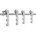 thumbnail image 3 of CCJH 11FT Stainless Steel Sliding Double Barn Door Hardware Track Kit Heavy Duty Simple Install(Round Shape Hanger), 3 of 4