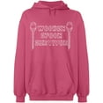 thumbnail image 2 of OXI Hoodie Sweatshirt - Wooden Spoon Survivor, Basic Casual Hoodie for Men's and Women Fleece Hoodie Long Sleeve - Safety Pink X-Large, 2 of 3