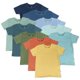 thumbnail image 1 of HonestBaby - Playera de Manga Corta Multipack 100% algodón orgánico para bebé, bebé, niños pequeños, niñas, Unisex, Rainbow, 1 of 5