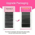 thumbnail image 3 of TDANCE 3D 4D 5D 6D Premade Fans Eyelash Extension W Style Faux Mink Natural Soft Bloom Lash Automatic Flowering Volume Eyelashes, 3 of 5