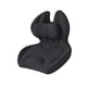 thumbnail image 5 of Silla de cojín de asiento respaldo portátil portátil respaldo soporte de soporte lumbar almohada para asientos de automóviles silla de oficina viaje Negro, 5 of 9