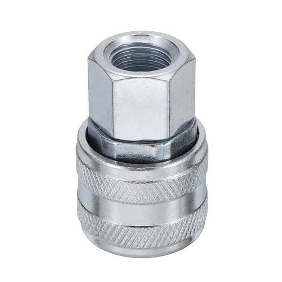 Uxcell 1/4" NPT Female Air Coupler A Style Fits A-Style Plugs for Pneumatic Nail Gun Air Compressors