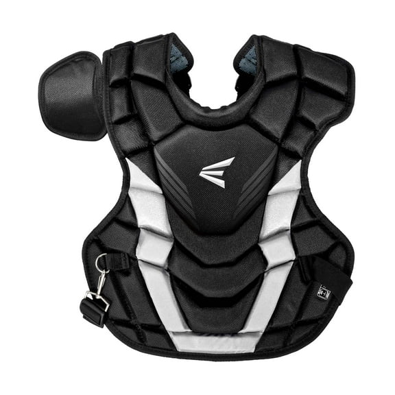 Easton Gametime Baseball Youth Chest Protector | Black/Silver | Youth