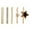 Golden, variant on Miangastore Watch Strap Ornament Star Shape Zinc Alloy 5Pcs 0.9X0.4in