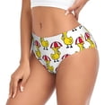thumbnail image 2 of Fotbe Rubber Duck Chicken Bird Calzones Estampados para Mujer – Ropa Interior de Algodón, Cómoda, Suave y Elástica-3X-Large, 2 of 6
