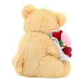 thumbnail image 2 of Way To Celebrate Valentine’s Day Sweet Teddy with Flower Toy Plush, 2 of 5