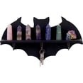 thumbnail image 6 of 3D Wooden Bat Display Shelf,Gothic Wall Hanging Decor for Stones,Crystals,and Essential Oils-as show, 6 of 6