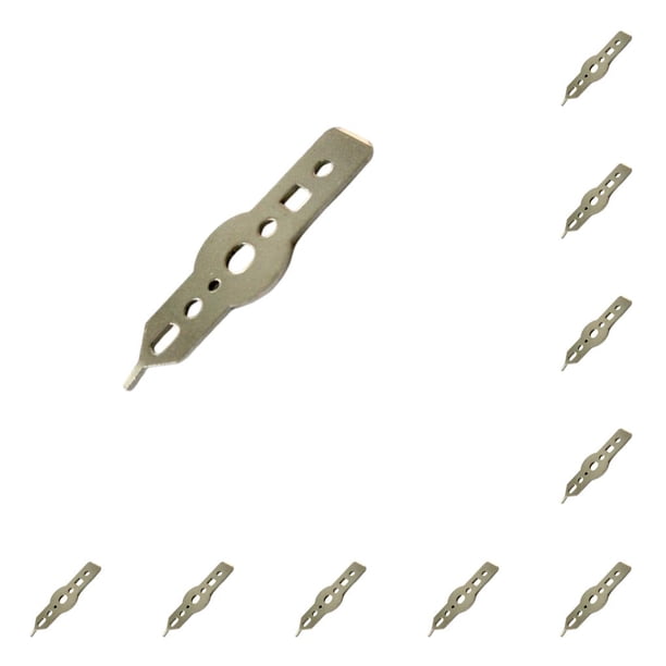 Soidarity Herramienta de dardos multiusos Shark con aplicador de anillo O de afilador de dardos mecánico de dardos 9.00*5.80*0.20 cm 10piezas Soidarity CBP486697