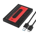 thumbnail image 1 of External Hard Drive Enclosure, 2.5 Inch  SSD Enclosure High Performance Plug and Play Professional 5Gbps  for 2.5 inch HDD, 1 of 7
