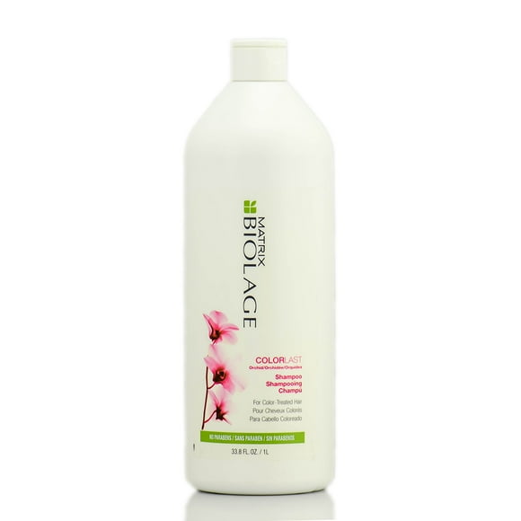 Matrix Biolage ColorLast Shampoo For Color Treated Hair - 33.8 oz - Pack of 2 with Sleek Comb