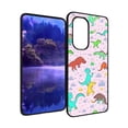 thumbnail image 1 of Compatible with Motorola Moto Edge 2022 Phone Case, Cute-Dinosaur-T-Rex-Dino51 Case Men Women, Flexible Silicone Shockproof Case for Motorola Moto Edge 2022, 1 of 1