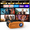 Black-Orange, variant on Vamvo Portable Projector with WiFi, 1080P Mini Movie Projector with 200 in Display, HDMI and USB, Built-in Speaker for Phone, Laptop, TV Stick and Game Console