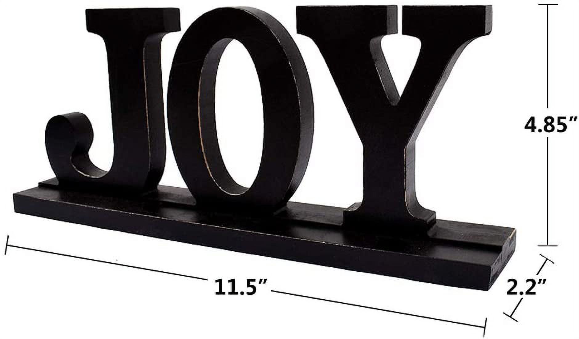 Decorative Wooden Cutout Word Decor Freestanding Tabletop Sign