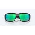 thumbnail image 5 of Costa Del Mar Men's 6S9079 Fantail Pro Polarized Rectangular Sunglasses, Matte Black/Green Mirrored 580G, 60mm, 5 of 6