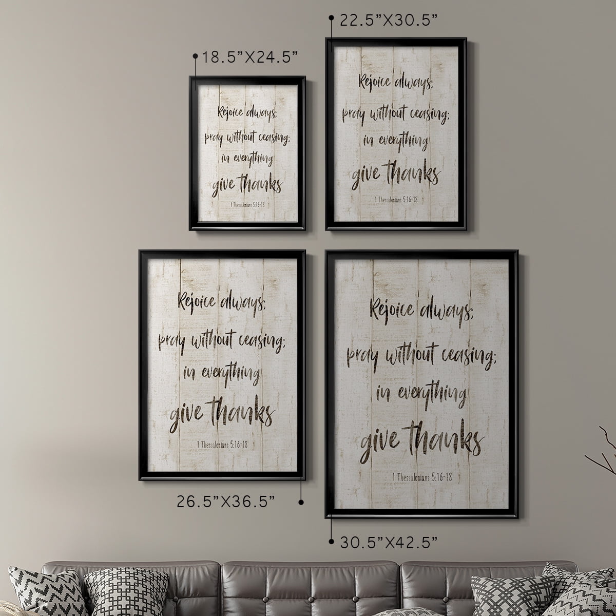 Rejoice Always Premium Classic Framed Print - Ready to Hang