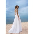 thumbnail image 2 of ZHAOCHENG Vestido de novia Vestidos de novia largos para mujer Elegantes vestidos de novia de encaje sin espalda Vestidos de fiesta de princesa Vestidos de noche elegantes para boda, 2 of 4