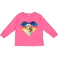 thumbnail image 3 of Inktastic Golden Retriever Dog Retro Girls Long Sleeve Toddler T-Shirt, 3 of 5