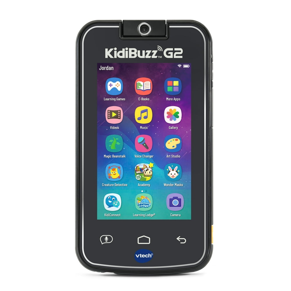VTech KidiBuzz G2 Kid Electronic Smart Device with KidiConnect, Black