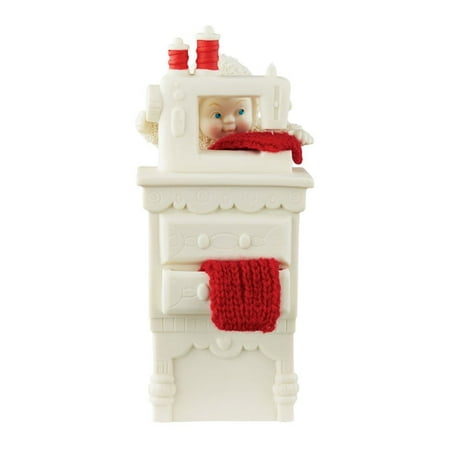 Snowbabies Department 56 Classics Stocking Cap Maker Figurine, 5.98