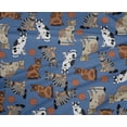 thumbnail image 4 of oneOone Polyester Lycra Medium Blue Fabric Cat Sewing Fabric By The Yard Printed Diy Clothing Sewing Supplies 56 Inch Wide-YBC, 4 of 4