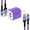Purple, variant on USB C Block, Dual Port Charger Block with 2pcs 10FT Type C Charging Cable, Type C Charger Block Fast Charging USB C Wall Charger Plug Brick Cube Box Power Station Phone Charger Cords, Purple