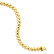 14k Yellow Gold San Marco Chain Necklace Pendant Charm Fine Jewelry For Women Gifts For Her