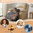 thumbnail image 5 of DISNIMO Mandala Floral Print Sofa Cover Non-Slip Boho Armchair Slipcover for Living Room, 5 of 7