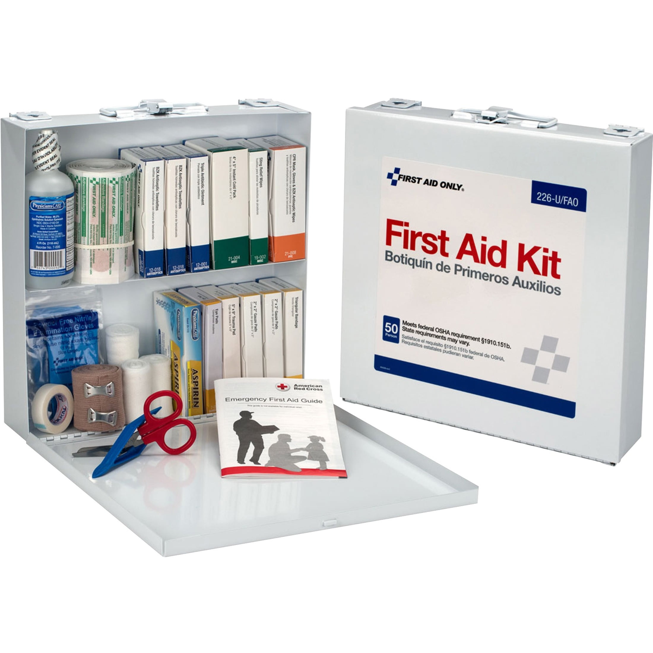 First Aid Only 196piece Worksite First Aid Kit