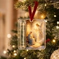 thumbnail image 4 of Dongrens Nativity Scene Christmas Money Holder Ornament, Clear Acrylic Cash Hanging Pendant for Xmas Tree, 4 of 7