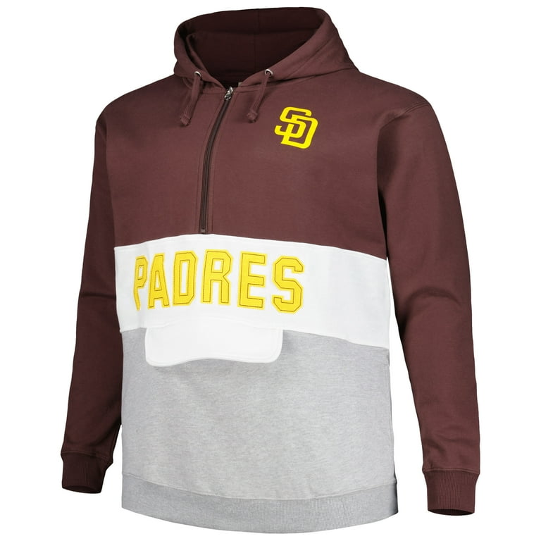 Men's San Diego Padres Brown and White Jacket