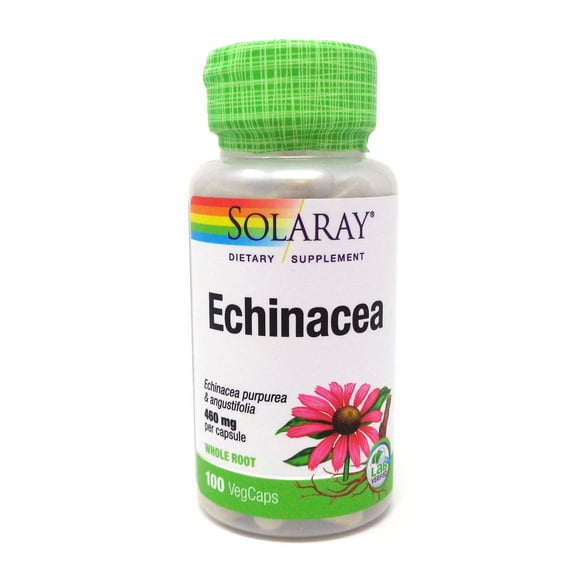 Echinacea purpurea angustifolia 460 mg By Solaray - 100  Capsules