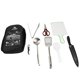 thumbnail image 1 of Portable Travel Utensils Set 9pcs Stainless Steel Camping Kitchen Cookware Set Kitchenware for Backpacking BBQ Camping Picnic, 1 of 5