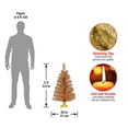 thumbnail image 6 of National Tree Company Artificial Christmas Tree, Champagne Gold Tinsel, Includes Stand, 3 feet, 6 of 6