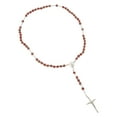 thumbnail image 3 of GlassOfVenice Murano Glass Sommerso Italian Rosary - Red, 3 of 5