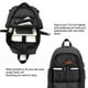 thumbnail image 4 of Mochila antirrobo de viaje WENIG para portátil con bloqueo de puerto de carga USB resistente al agua, 4 of 5
