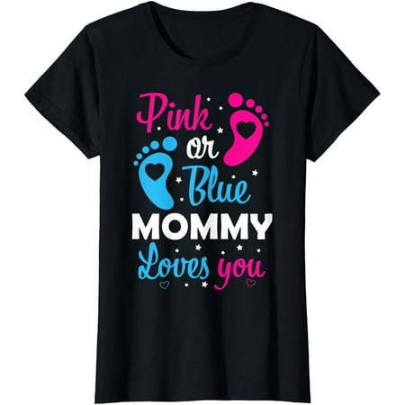 Gender Reveal Mom Mommy Family T-Shirt