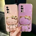 thumbnail image 2 of Funda de teléfono con soporte de espejo Hello Kitty para Xiaomi Redmi Note 12 Turbo 12S 11 Pro Plus 11S 10 10S 9S 9 8 7 12C 10C 10X 9A 9C, 2 of 5