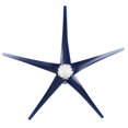 thumbnail image 1 of Generador De Viento, Kit De Turbinas Eólicas De Fibra De Nailon De 5 Aspas, Suministros Industriales Para Terrazas, Barcos De 1200 W, Carga De Casas Móviles ANGGREK Azul 48V, 1 of 8