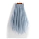 thumbnail image 2 of Una falda de gasa irregular gris para mujer, falda de gasa de temperamento de talla única, falda versátil, 2 of 5