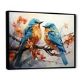 thumbnail image 2 of Designart "Dreamy Minimalist Birds Of Paradise I" Birds Of Paradise Floater Framed Wall Decor, 2 of 5