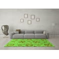 thumbnail image 3 of Ahgly Company Indoor Round Abstract Green Modern Area Rugs, 7' Round, 3 of 4