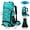 Black, variant on YAHHU 60L Large Capacity Camping Backpack Waterproof Backpacking Mountaineering Daypack for Hiking Travel Outdoor Sports, Orange (34x72x25 cm / 13.4x28.3x9.8 inches)