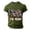 Army Green, variant on 250 Anniversary USA Polo Shirt Patriotic Graphic T Shirt Independence Day Commemorative Knit Tee For Casual Wear