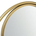 thumbnail image 3 of Safavieh Wonder 23 in. Classic Solid Round Mirror, Brushed Brass, 3 of 4