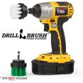 thumbnail image 4 of Drill Brush - Grout Cleaner - 2-inch Diameter Round Spin Brush Set - Kitchen Accessories - Scrub Stove, Oven, Sink, Tile - Carpet Cleaner - Leather, Upholstery, Fabric - Wheel Brush - Glass Cleaner, 4 of 7