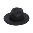 thumbnail image 2 of Guardoinrt Lightweight And Breathable Panama Hats Exquisite Workmanship For All Occasions black 1Set, 2 of 6