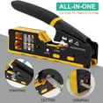 thumbnail image 2 of Herramienta de prensado PETECHTOOL RJ45 Pass Through con comprobador de cables, 2 of 6